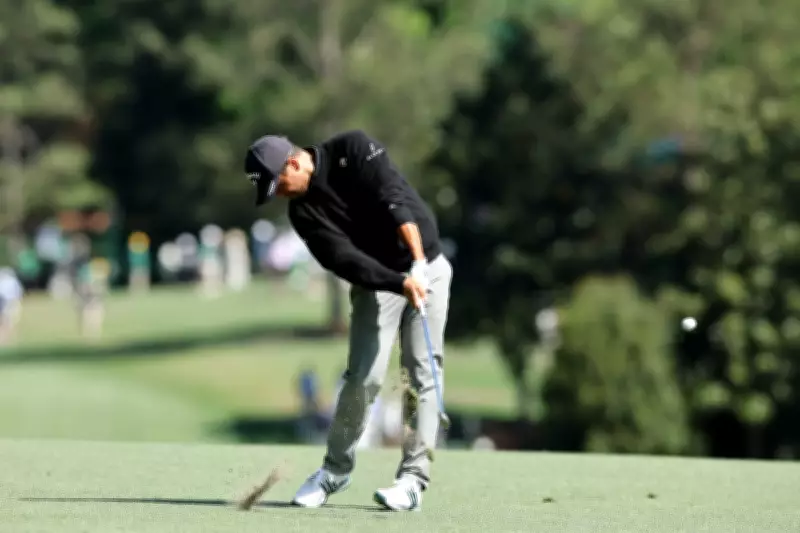 Masters Spectator's Bag Catches Xander Schauffele's Tee Shot in Unusual Incident