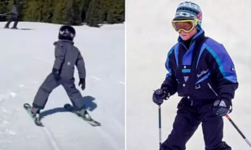 Meghan Markle Shares Adorable Video of Prince Harry and Archie Skiing