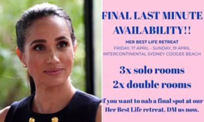 Meghan Markle's Sydney Retreat Fails to Sell Out Amid Tour Controversy