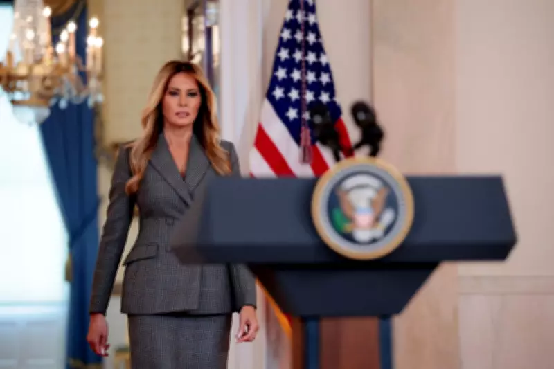 Melania Trump Denies Epstein Links in White House Address