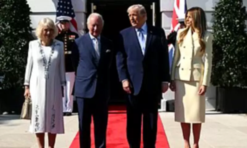 Melania Trump Stuns in Yellow Suit Welcoming King Charles for State Visit