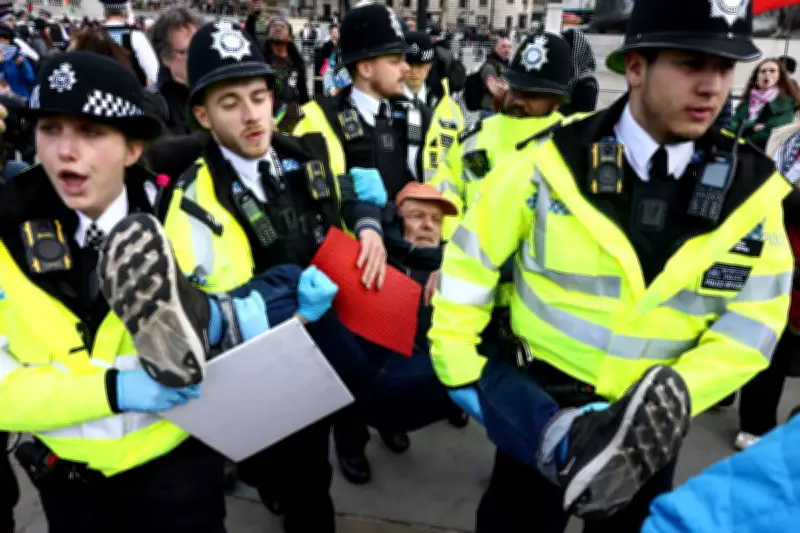 Met Police Remove Protesters at London Palestine Action Demonstration