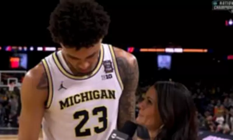 Michigan Star Yaxel Lendeborg's Candid Halftime Interview Divides Fans