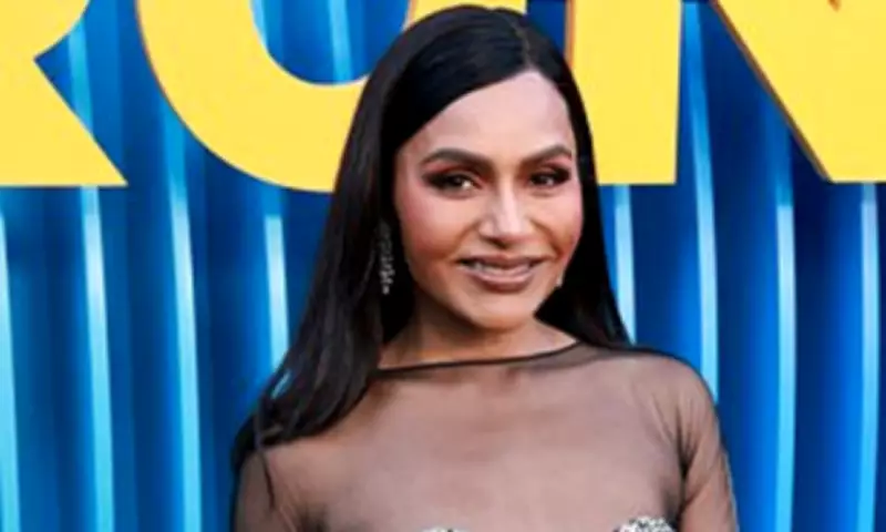 Mindy Kaling Stuns in Racy Black Dress at Running Point Premiere with Kate Hudson