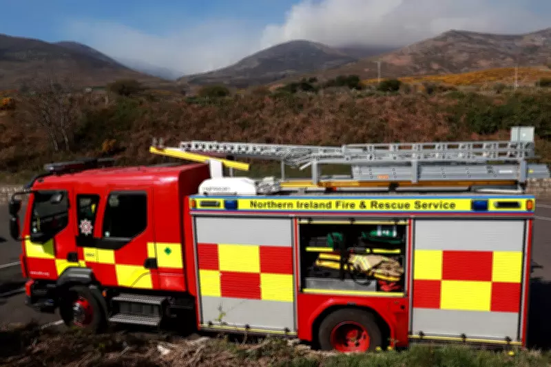 Mourne Mountains Wildfire Fight to Continue All Week