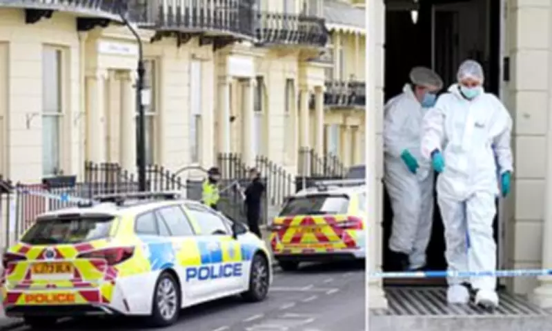 Murder probe after fatal stabbing in affluent Brighton square