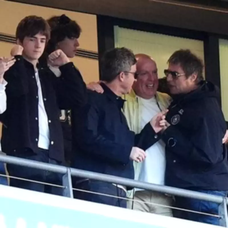 Noel and Liam Gallagher Hug After Man City Win, Closer Than Ever