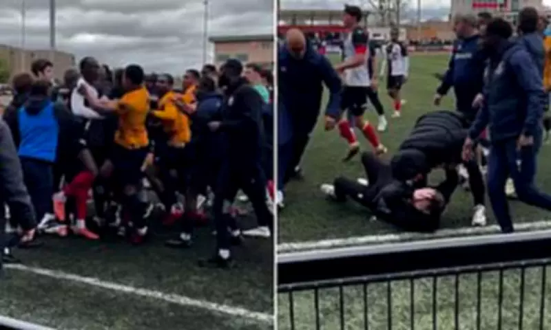Non-League Football Manager Accused of Headbutting Opponent in Touchline Brawl