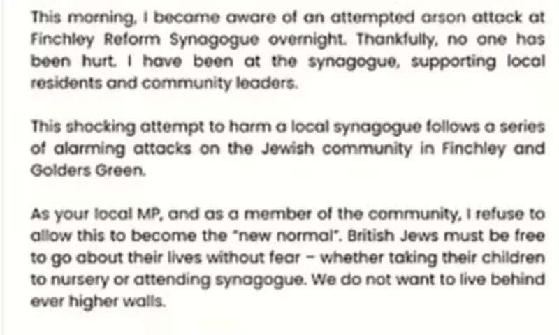North London Synagogue Targeted in Antisemitic Arson Attack