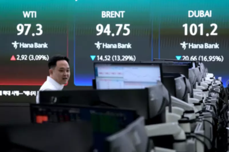 Oil Prices Surge, Asian Stocks Fall Amid Fragile US-Iran Ceasefire Doubts