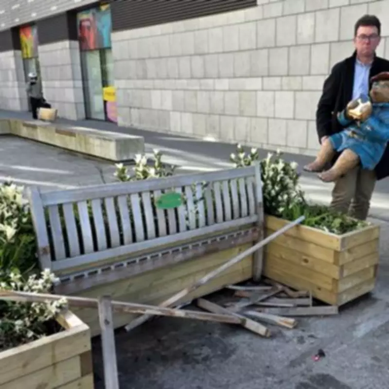 Paddington Bear Statue Vandalised Again in Southampton Bench Attack