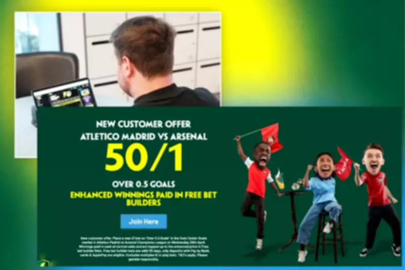 Paddy Power 50/1 Odds for Atletico vs Arsenal Champions League Semi-Final