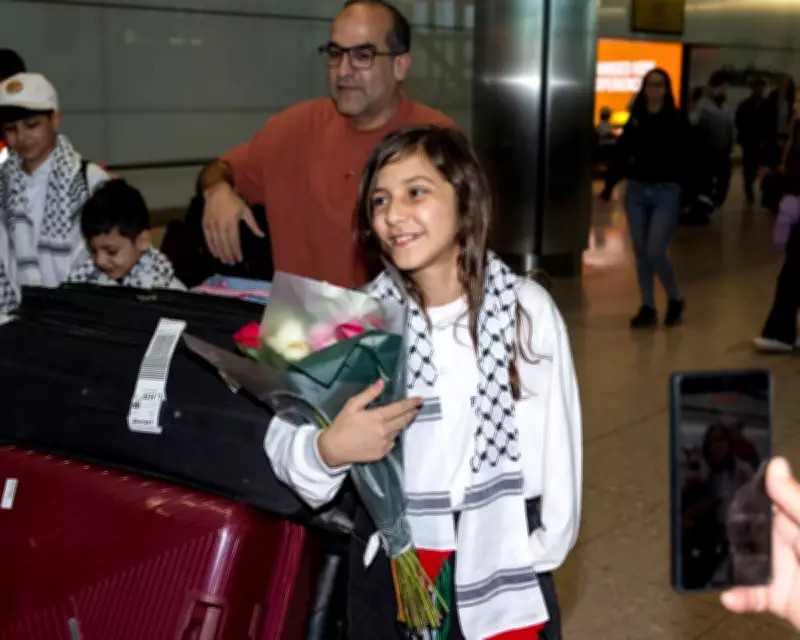 Palestinian Girl Loses Arm in Gaza Strike, Arrives in UK for Treatment