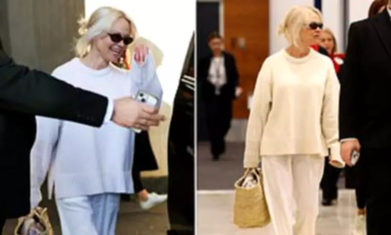 Pamela Anderson Arrives in Sydney for Intimate Speaking Tour and Launches Luxury Furniture Line