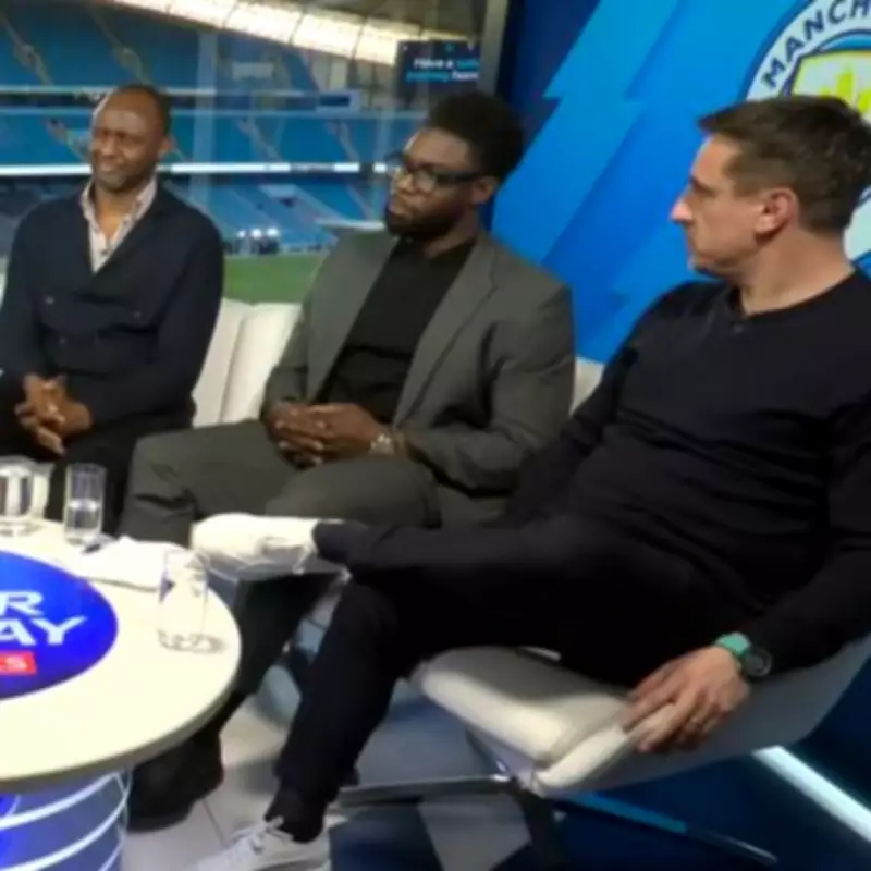 Patrick Vieira Clashes with Gary Neville Over Man City Title Outlook