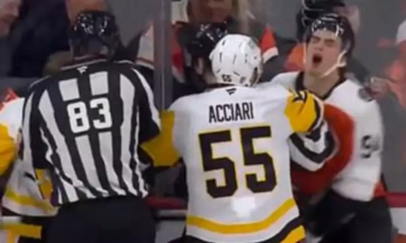 Penguins' Lizotte Sparks Fury After Apparent Spear Goes Unpunished