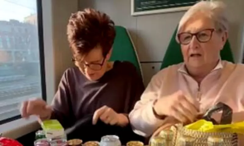 Pensioners' Epic Train Snack Haul Goes Viral: Instant Coffee to Prosecco