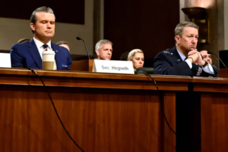 Pete Hegseth Hearing Disrupted by Anti-War Protester on Capitol Hill