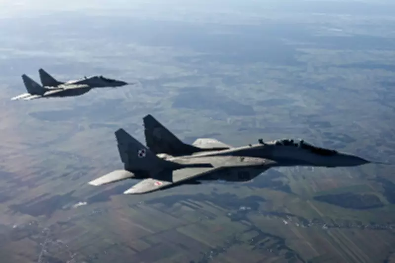 Poland Scrambles Fighter Jets as Russia Intensifies Drone Barrage on Ukraine