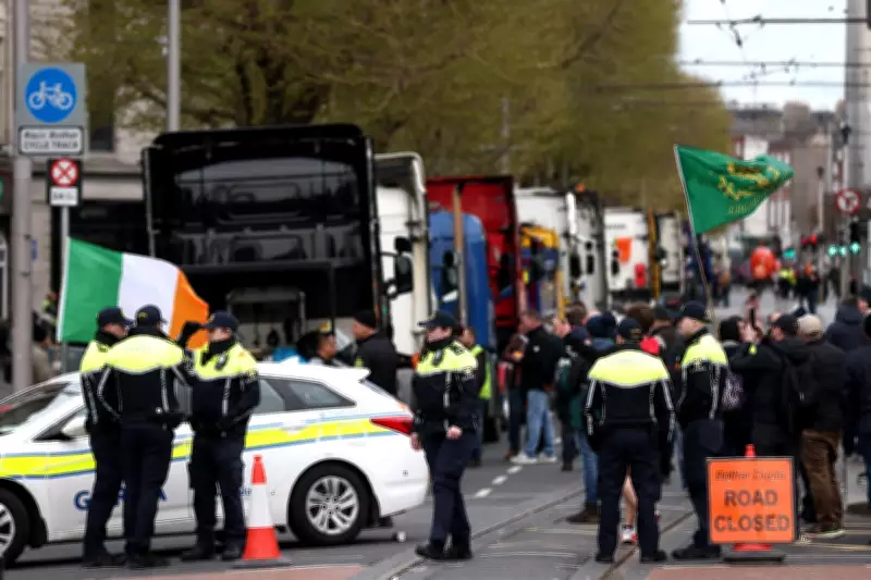 Police Clear Fuel Protest Blockade in Dublin Amid Ongoing Cost Crisis