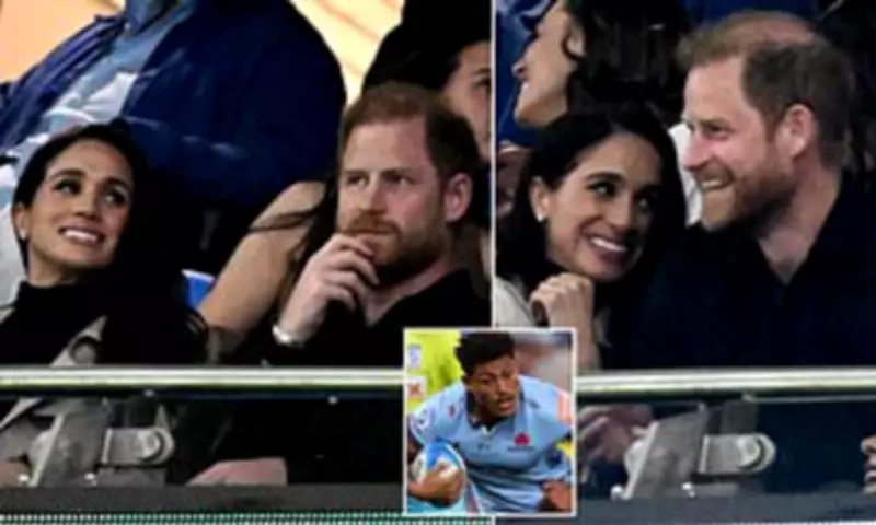 Prince Harry and Meghan Markle Attend Super Rugby Match in Sydney