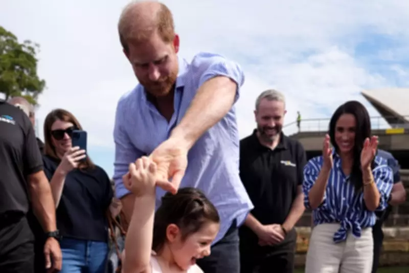Prince Harry Dances with Australian Girl Before Sydney Harbour Sailing