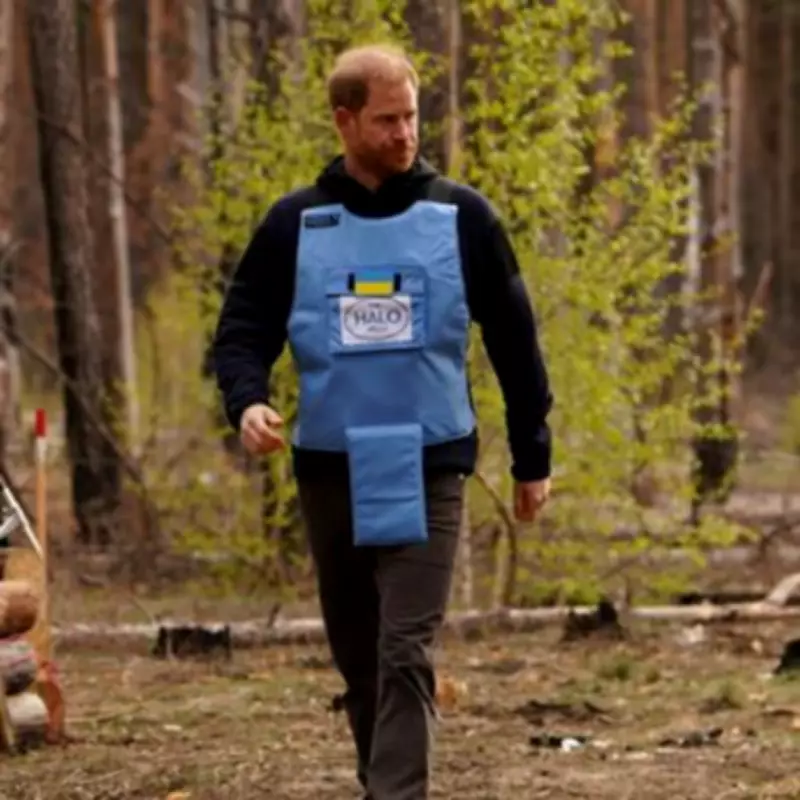 Prince Harry follows Diana's footsteps with landmine walk in Ukraine