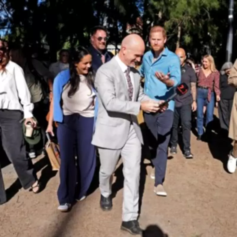 Prince Harry Intervenes as Reporter Breaks Royal Protocol with Selfie Attempt