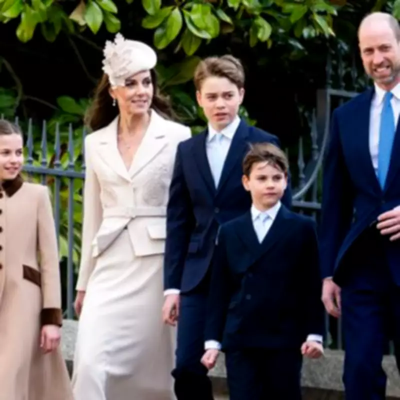 Prince William's Whispered Words to Children at Easter Service Revealed