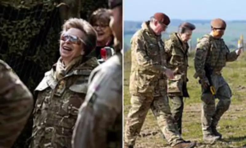 Princess Anne Visits King's Royal Hussars in Salisbury as Senior Colonel