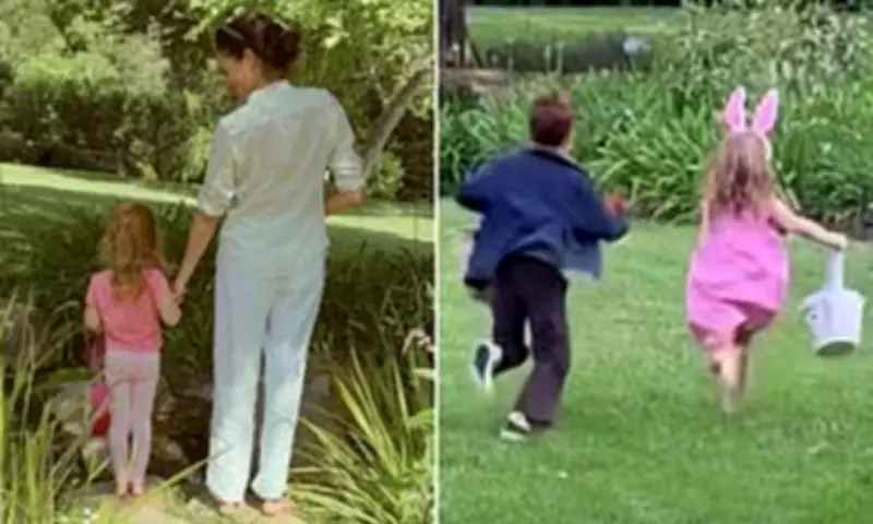 Princess Lilibet Emulates Meghan's Barefoot Style in Easter Garden Fun