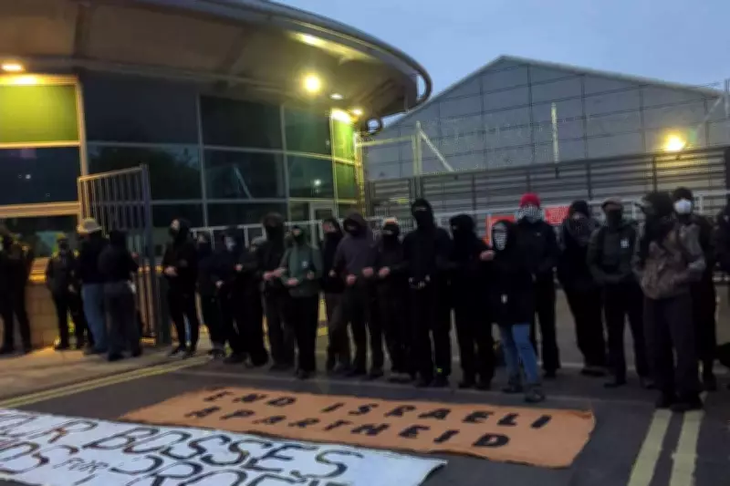 Pro-Palestinian protesters blockade defence factory in Edinburgh