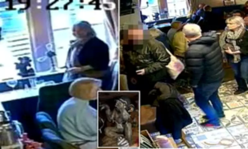 Pub's Wooden Monkey Statue Brazenly Stolen by Middle-Aged Woman in Hebden Bridge