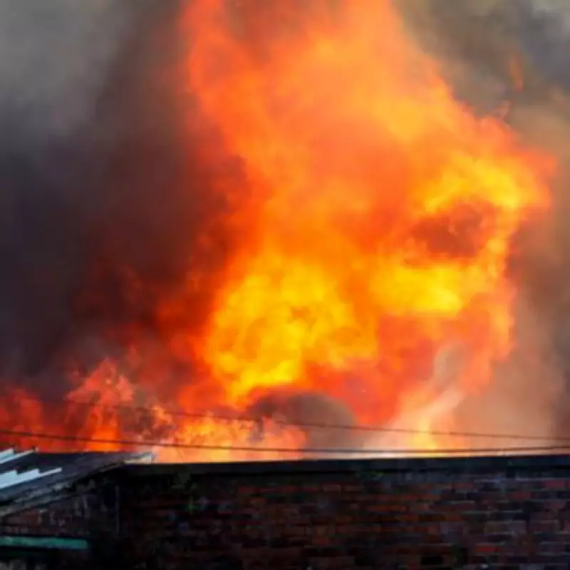 Radcliffe Blaze: Explosions Reported as Firefighters Battle Derelict Building Inferno