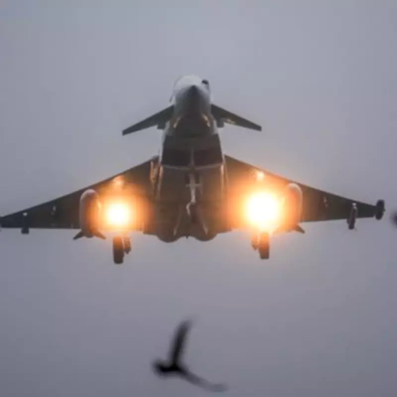 RAF Typhoons Intercept Suspected Russian Bomber Near UK Airspace