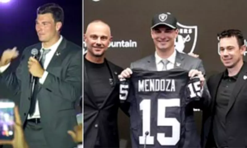 Raiders No. 1 Pick Mendoza Embraces Sin City with X-Rated Outburst