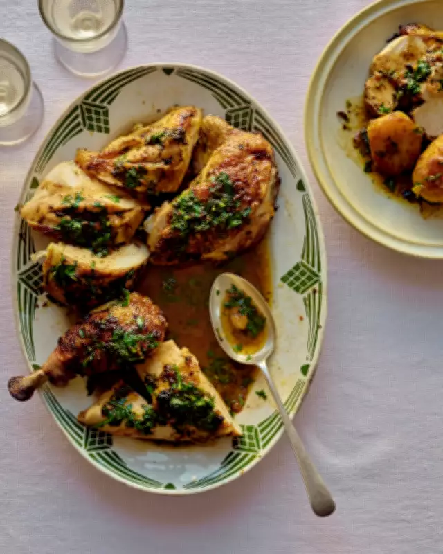 Ravinder Bhogal's Lime Pickle Recipes: Roast Chicken, Scones & Cocktail