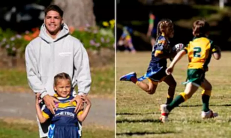 Reece Walsh Steps Back to Watch Daughter Leila's Junior Rugby League Debut