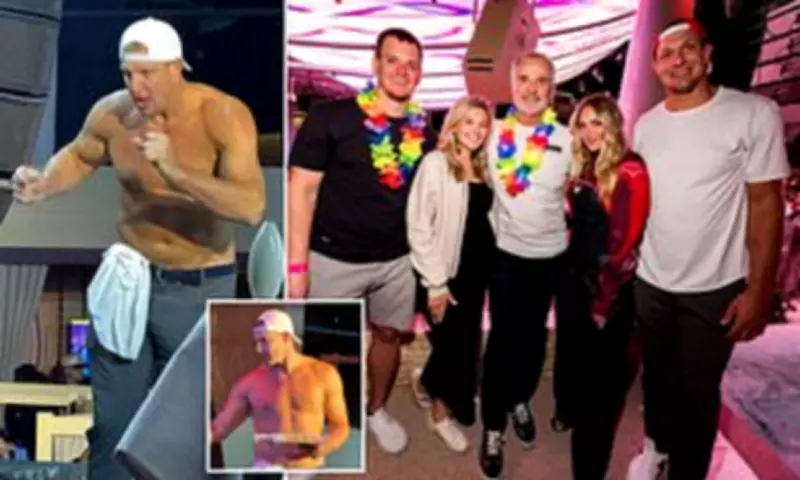 Rob Gronkowski's Wild WrestleMania Afterparty with Father in Las Vegas