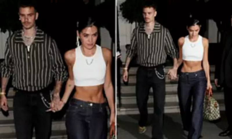 Romeo Beckham and Kim Turnbull Stun at Louis Vuitton Hotel Mayfair Party