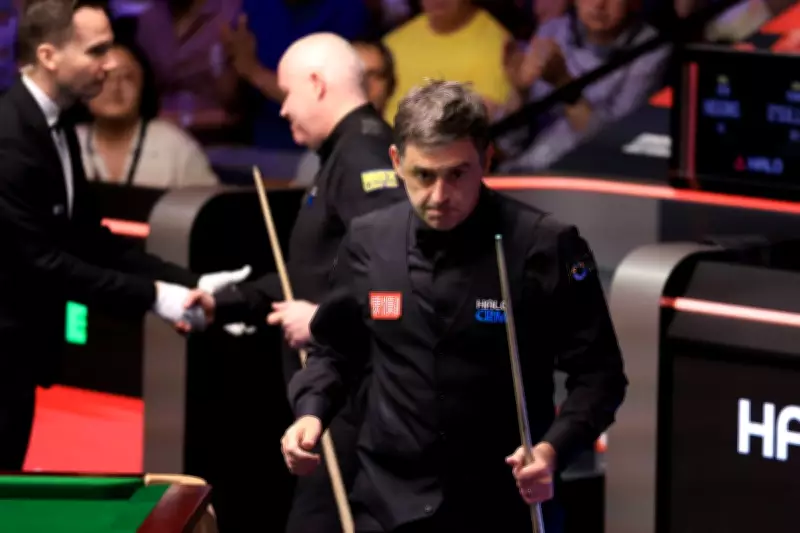 Ronnie O'Sullivan booked flight home before Crucible defeat to John Higgins