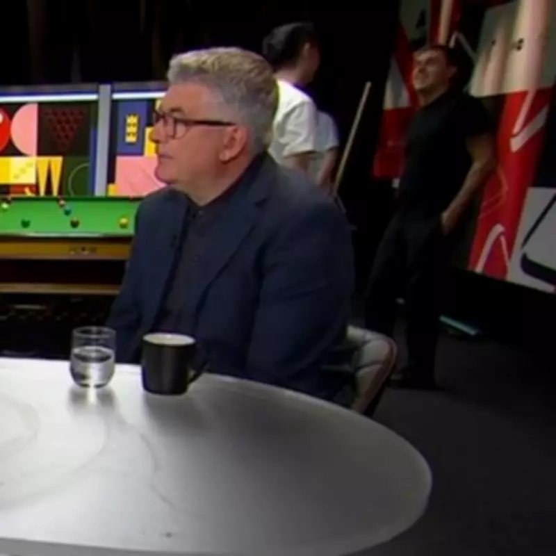Ronnie O'Sullivan Practises After Win, Spotted on BBC Broadcast