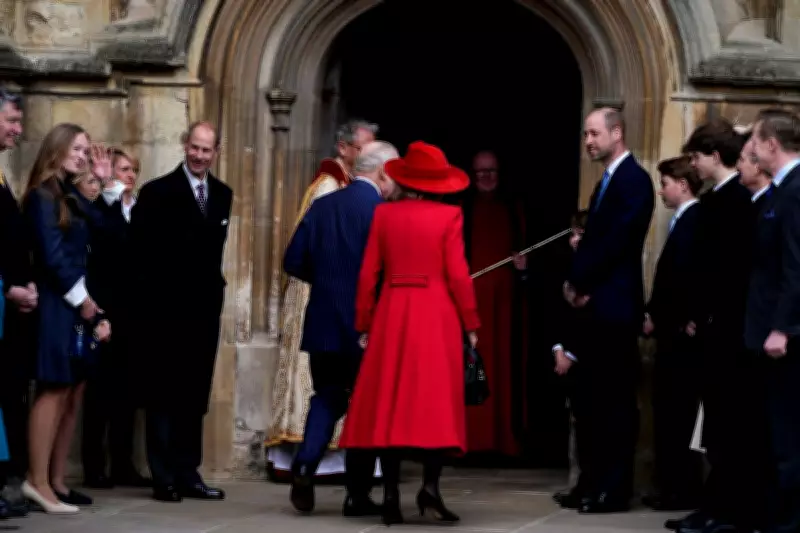 Royal Family Presents United Front at Windsor Easter Service Amid Andrew's Absence