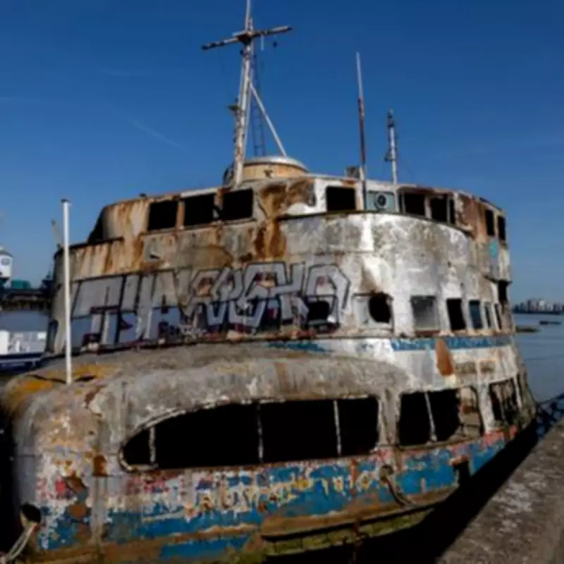 Royal Iris of the Mersey: Iconic Ferry Now a Vandalised Wreck After Fire