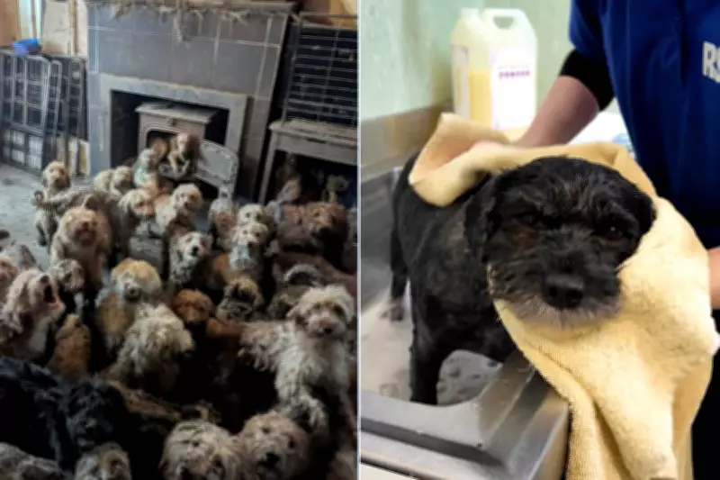 RSPCA Rescues 250 Dogs from Filthy Breeder, Dispels AI Photo Rumours