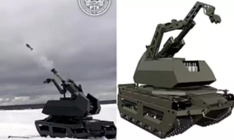 Russia Unveils Fully Automated Battlefield Robot with Rapid-Fire Mortar System