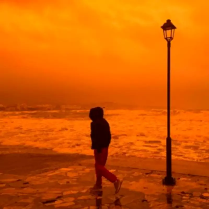 Saharan Dust Storm Engulfs Crete, Disrupts Flights and Triggers Tornado