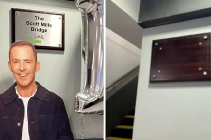 Scott Mills Bridge Plaque Removed from M3 Services After BBC Sacking