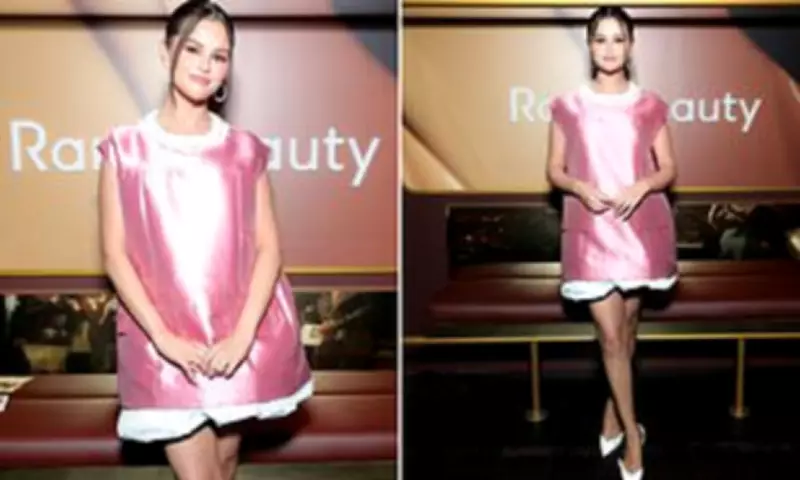 Selena Gomez Launches New Rare Beauty Foundation at West Hollywood Event