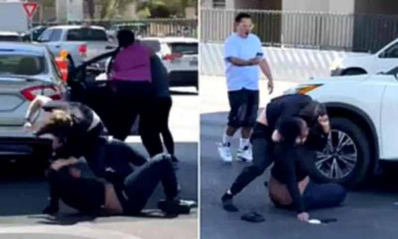 Shocking Road Rage Brawl Captured on Video in Las Vegas Strip